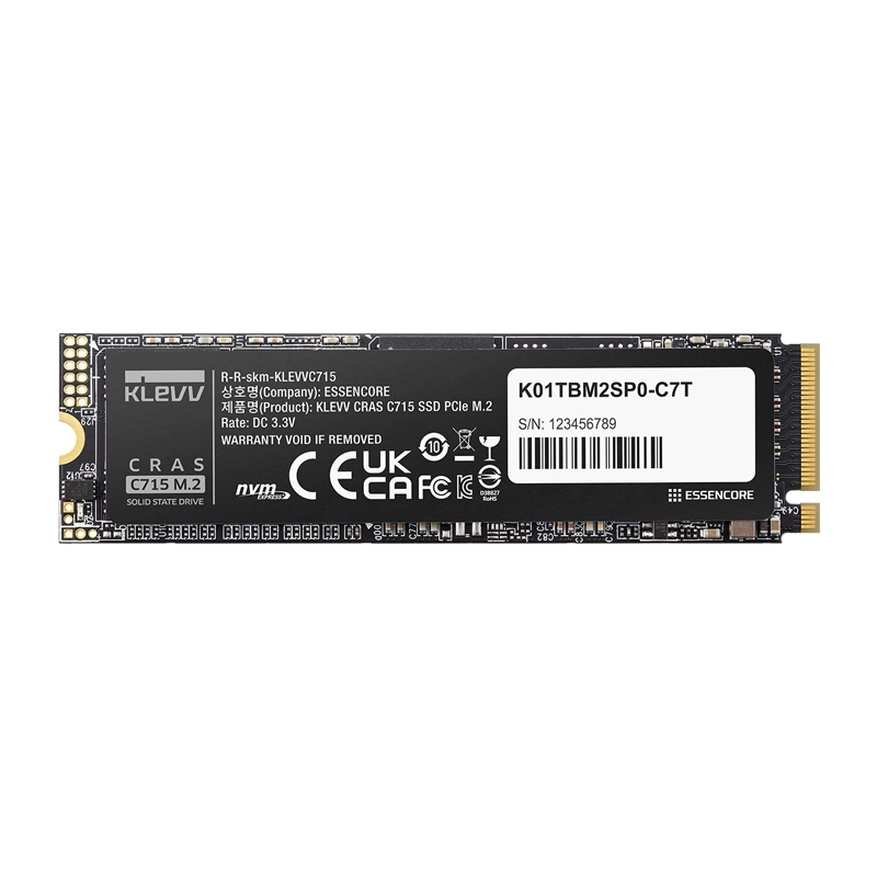 اس اس دی اینترنال M.2 NVMe کلو مدل Klevv CRAS C715 ظرفیت 1 ترابایت