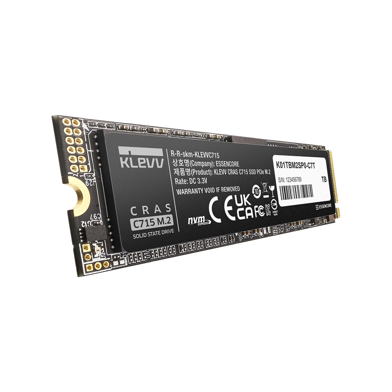 اس اس دی اینترنال M.2 NVMe کلو مدل Klevv CRAS C715 ظرفیت 1 ترابایت